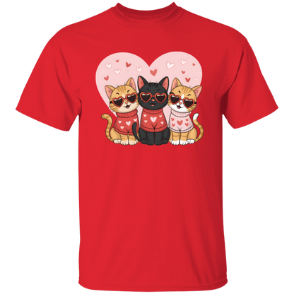 Love & Cats Valentine's Day T-shirt