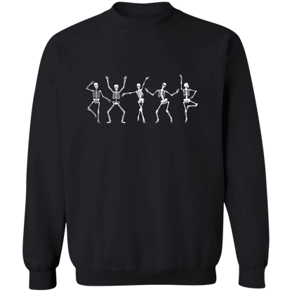Dancing Skeletons Halloween Sweatshirt | Funny Spooky Season Pullover