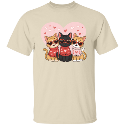 Love & Cats Valentine's Day T-shirt
