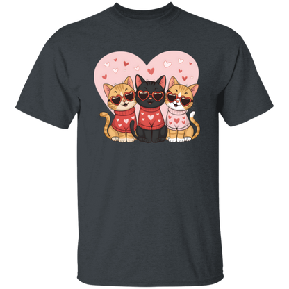 Love & Cats Valentine's Day T-shirt