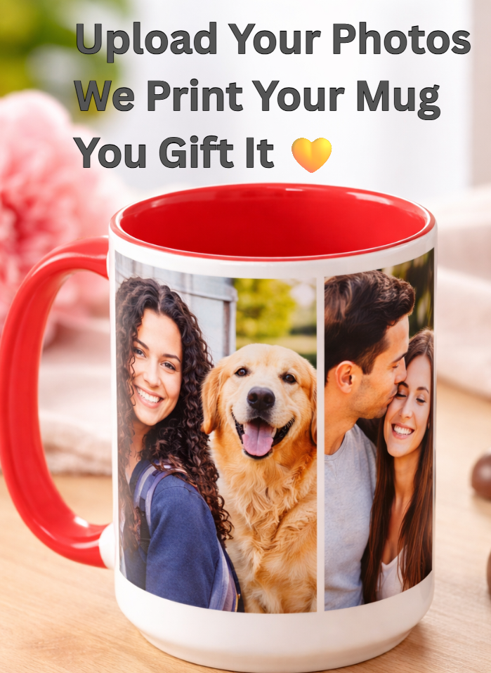 Custom Photo Mug – Personalized Picture Gift for Mom, Dad & Loved Ones