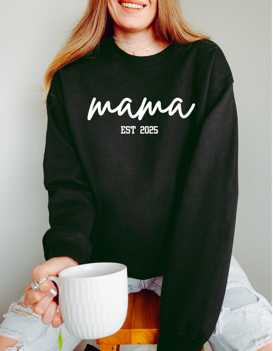 Personalized MAMA EST YEAR Sweatshirt/Hoodie
