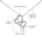 To My Beautiful Daughter Heart to Heart Necklace – A Precious Gift from Mom
