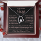 To My Beautiful Wife Forever Love Necklace - I Love You, Always & Forever - Valentine's Day!