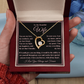 To My Beautiful Wife Forever Love Necklace - I Love You, Always & Forever - Valentine's Day!