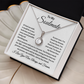 To My Soulmate, If I Had One Wish Necklace - Valentine's Day for Wife, Soulmate, Other Half, Significant Other