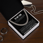To My Son, The Bond Between A Mother & Son Cuban Link Chain