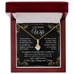 To My Beautiful Wife Alluring Beauty Necklace - Perfect for Birthday, Anniversary, Christmas, Valentine's Day!!