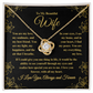 To My Beautiful Wife Love Knot Necklace - Always & Forever