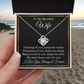 To My Beautiful Wife Love Knot Necklace, Gift for Wife, Valentine's Day, Birthday, Anniversary, Wedding