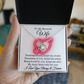 To My Beautiful Wife Love Knot Necklace, Gift for Wife, Anniversary, Valentine's Day, Birthday, Wedding