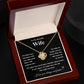To My Beautiful Wife Love Knot Necklace - Valentine's Day