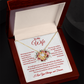 To My Wife, Meeting You Was Fate Love Knot Necklace - Valentine's Day