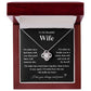 To My Beautiful Wife Love Knot Necklace - Valentine's Day