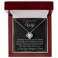 To My Beautiful Wife Love Knot Necklace, Gift for Wife, Valentine's Day, Birthday, Anniversary, Wedding