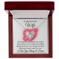 To My Beautiful Wife Love Knot Necklace, Gift for Wife, Anniversary, Valentine's Day, Birthday, Wedding