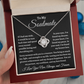 To My Soulmate Necklace – Romantic Love Knot Gift