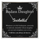 My Badass Daughter Custom Name Necklace – Personalized Gift of Strength