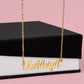 My Badass Daughter Custom Name Necklace – Personalized Gift of Strength