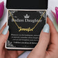 My Badass Daughter Custom Name Necklace – Personalized Gift of Strength