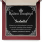 My Badass Daughter Custom Name Necklace – Personalized Gift of Strength