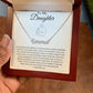 To My Daughter Custom Name Necklace - from Father