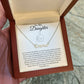 To My Daughter Custom Name Necklace - from Father