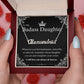 My Badass Daughter Custom Name Necklace – Personalized Gift of Strength