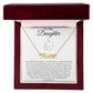 To My Daughter Custom Name Necklace - from Father