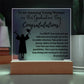 Daughter So Proud of You Graduation Gift, LED Light Acrylic Plaque