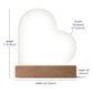 To My Wife - I Love You Always & Forever Acrylic Heart Plaque