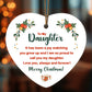 To My Daughter Ornament – A Heartfelt Keepsake Gift