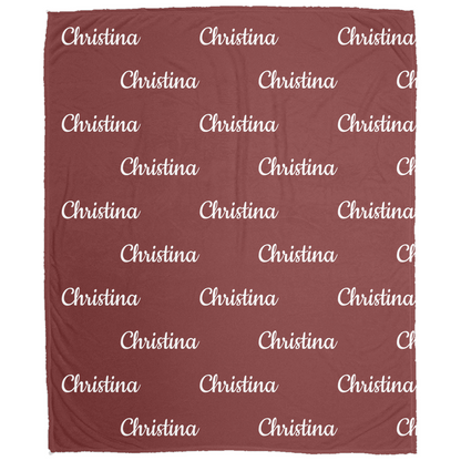 Personalized Blanket – Custom Name, or Text | Cozy Fleece Gift