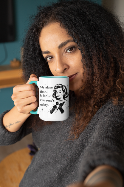 Mama's Alone Time 15oz Accent Mug