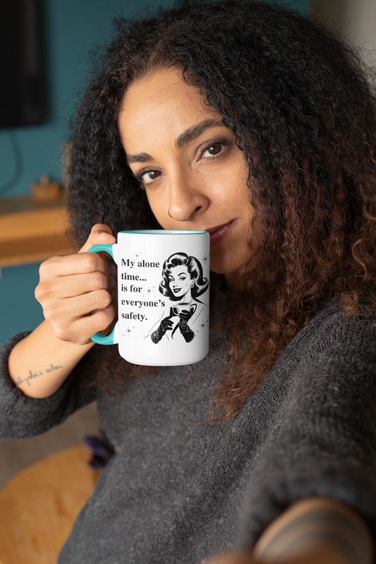 Mama's Alone Time 15oz Accent Mug