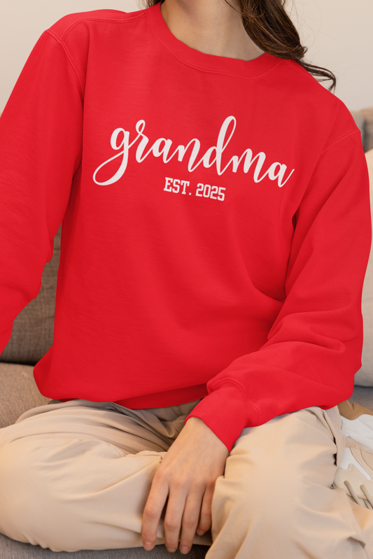 Personalized Grandma EST YEAR Sweatshirt/Hoodie