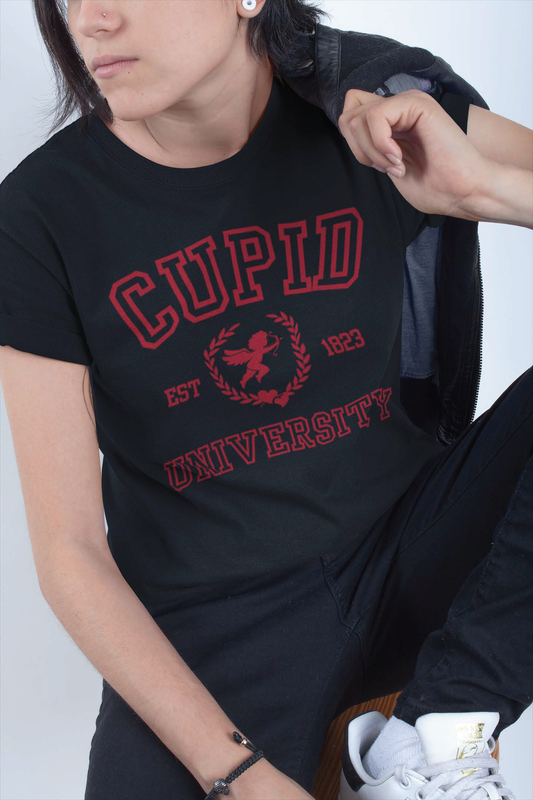 Cupid University Unisex T-Shirt/Sweatshirt/Hoodie, Valentine's Day