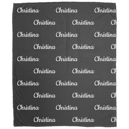 Personalized Blanket – Custom Name, or Text | Cozy Fleece Gift
