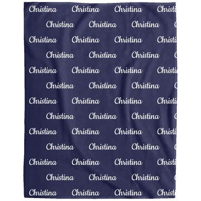 Personalized Blanket – Custom Name, or Text | Cozy Fleece Gift