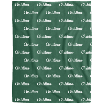 Personalized Blanket – Custom Name, or Text | Cozy Fleece Gift