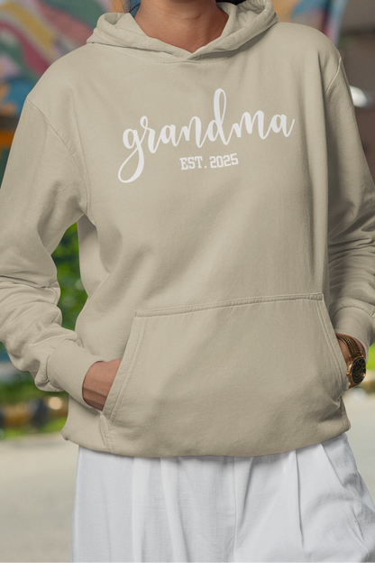 Personalized Grandma EST YEAR Sweatshirt/Hoodie