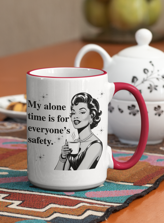 Mama's Alone Time 15oz Accent Mug B