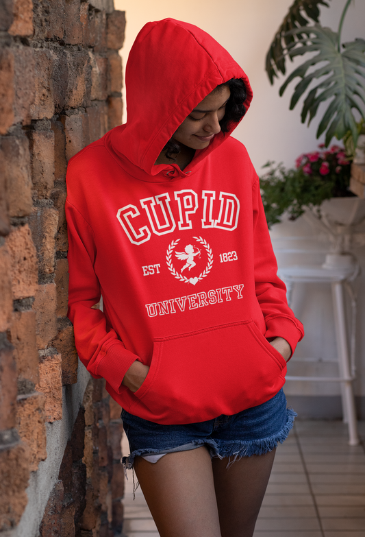Cupid University T-Shirt/Sweatshirt/Hoodie, Unisex, Valentine's Day