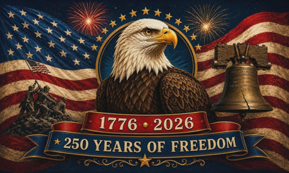 America 250 Patriotic Eagle Flag – 1776–2026 Outdoor Flag