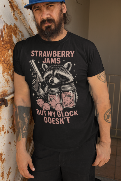 Strawberry Jams But My Glock Doesn't Unisex T-Shirt