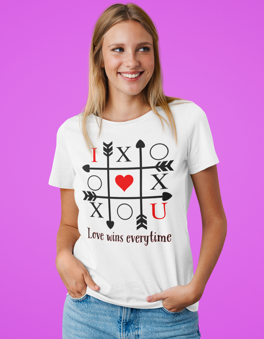 I Love You Valentine's Day Tic Tac Toe Unisex T-shirt/Sweatshirt/Hoodie