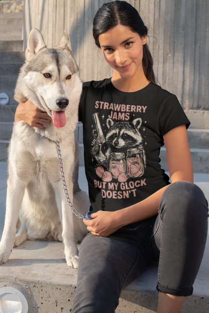 Strawberry Jams But My Glock Doesn't Unisex T-Shirt