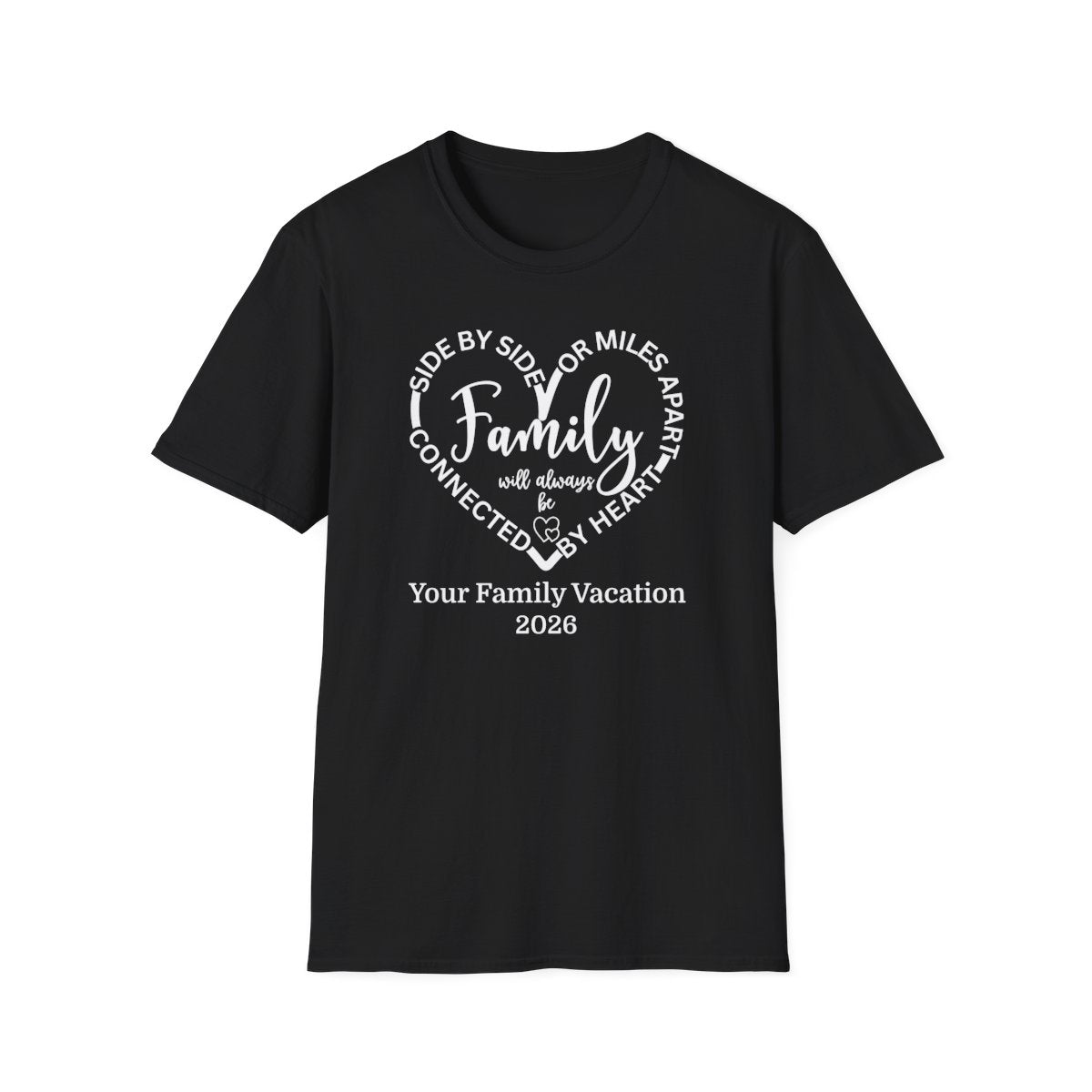 Family Heart Connection Personalized - Vacation T-shirts