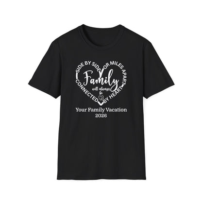 Family Heart Connection Personalized - Vacation T-shirts